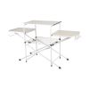 Camp Kitchen Cooking Stand with Three Table Tops