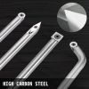 VEVOR Wood Turning Tools for Lathe 4 PCS Set, Carbide Lathe Tools with Diamond Shape, Round
