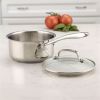 1qt Stainless Steel Saucepan with Cover