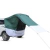 140*180*167cm Silver Tape Hardcore SUV Rear Tent Camping Tent Military Green Plus White Gray