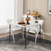 Folding Camping Table with All-Weather HDPE Tabletop and Rustproof Steel Frame
